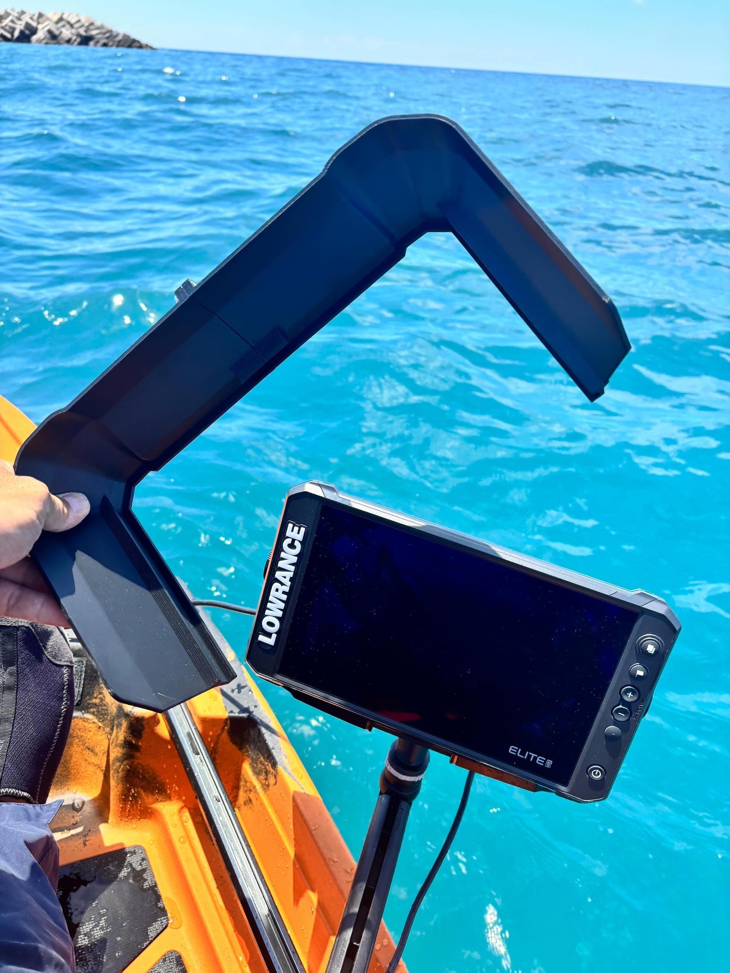 Lowrance Elite FS9 Güneşlik