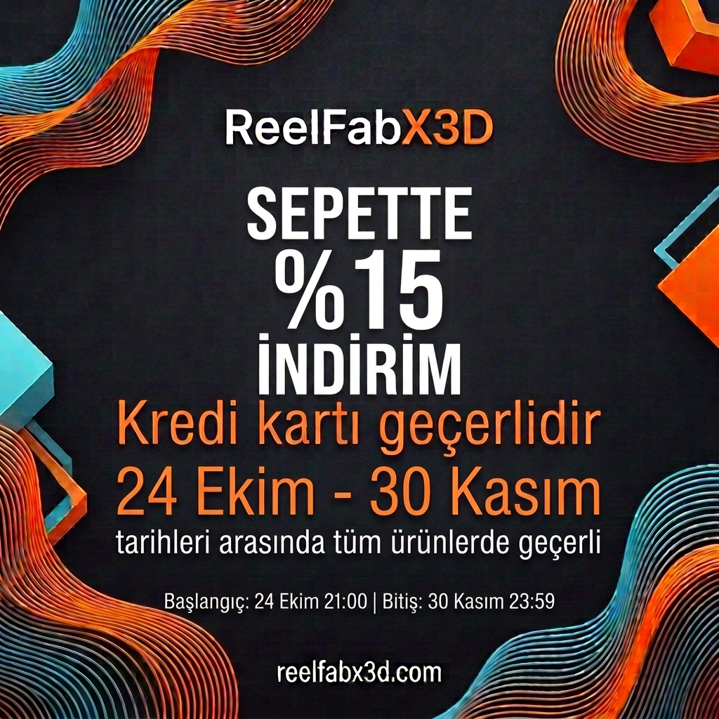 Sepette %15 indirim. 24 Ekim - 30 Kasım tarihleri arasında tüm ürünlerde geçerli. Kredi kartı geçerlidir.